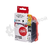 Картридж струйный Sakura 2933B004 (521 BK) для Canon, черный, 8,4 мл., 3127 к.