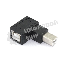 Угловой удлинитель USB Type B с поворотом вниз