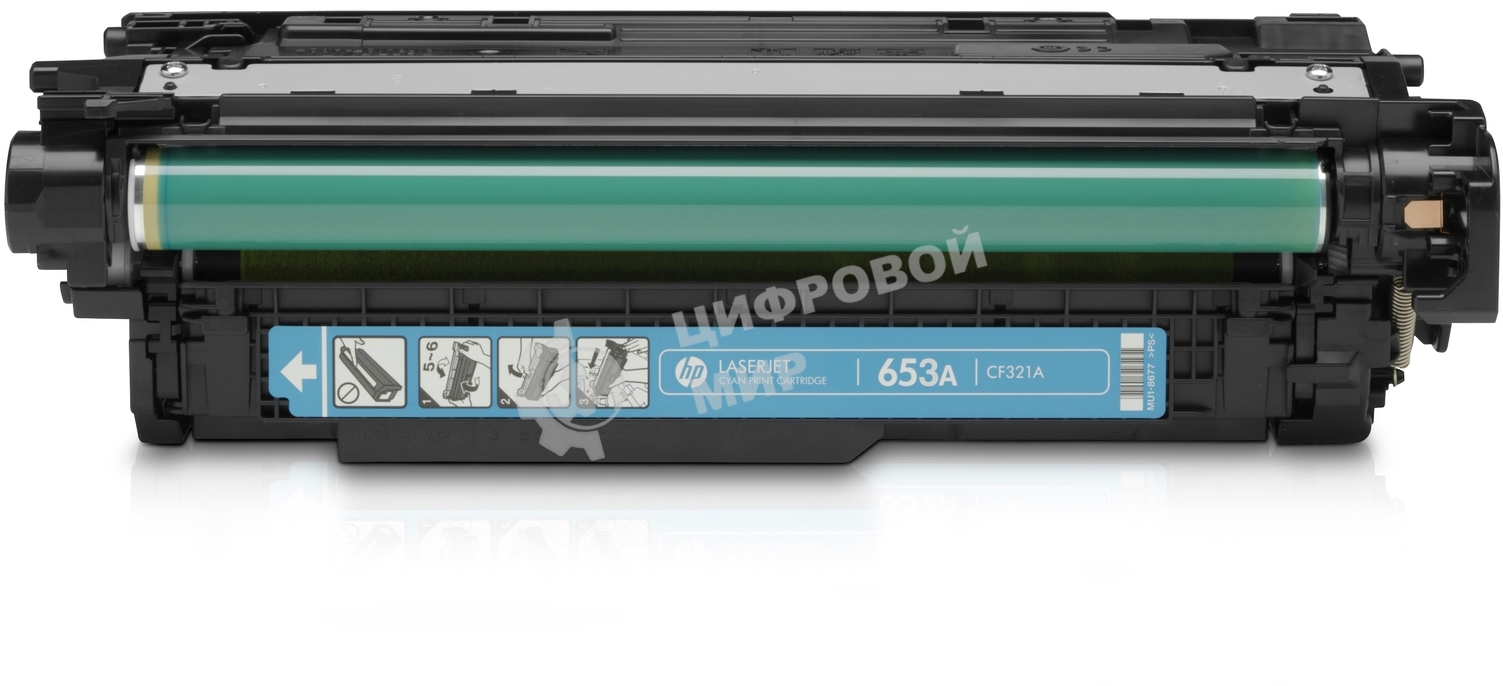 Тонер Картридж HP 653A CF321A голубой для HP MFP M680 (16000 стр.)