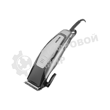 Машинка для стрижки волос Centek CT-2102 (черный/серый) 12 Вт, высококач.сталь, эргоном. дизайн, 4 насадки