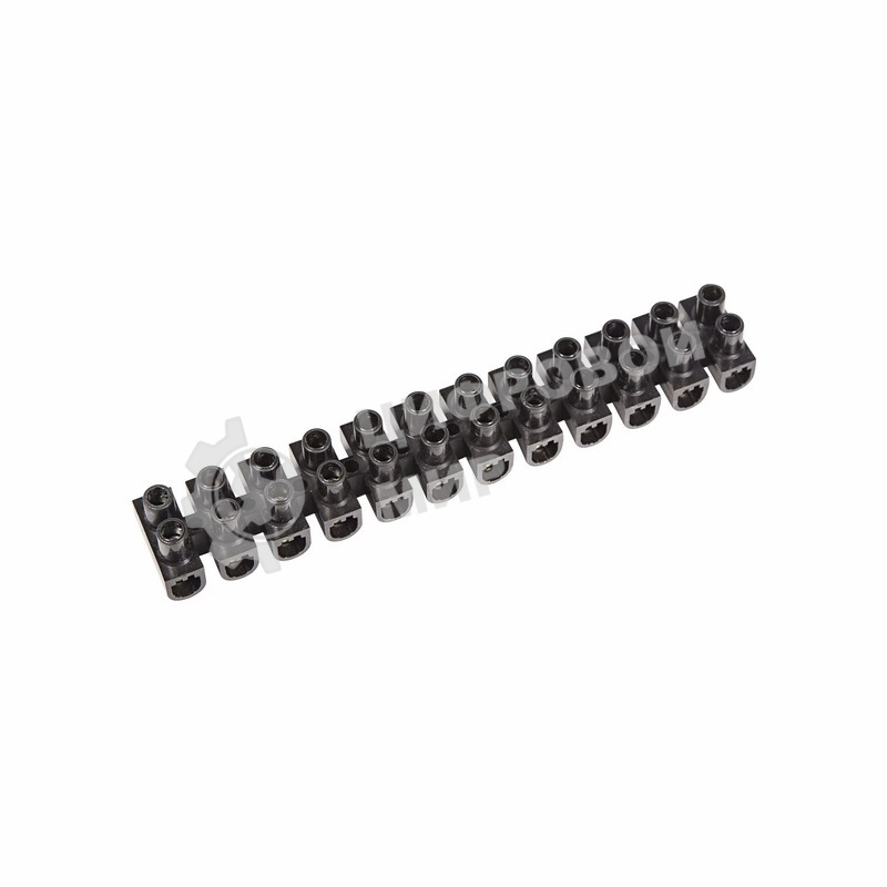 Клеммная колодка винтовая Rexant KВ-12 (4-12 мм²), ток 16 A, полипропилен черный (ЗВИ)