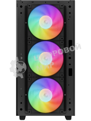 Компьютерный корпус DeepCool CH560 черный (R-CH560-BKAPE4-G-1) (ATX, без БП, 2хUSB, с окном)