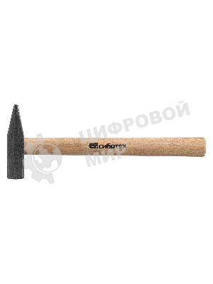 Молоток Сибртех слесарный, 500 г, квадратный боек, деревянная рукоятка