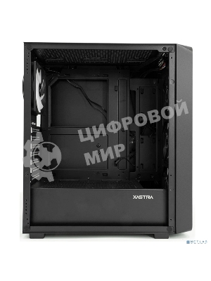 Компьютерный корпус XASTRA A407 4ARGb Black ATX/Mesh/tempered glass/4x120мм ARGb PWM fans/A407-4FC12A