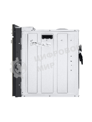 Шкаф духовой электрический Maunfeld EOEC516BG, встраиваемый, 51л, дверца с 2 стеклами, бежевый