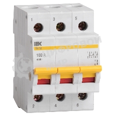 Выключатель нагрузки (мини-рубильник) IEK MNV10-3-020 ВН-32 3Р 20А