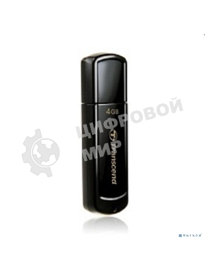 Флешка USB Transcend JetFlash 350 (TS4GJF350), 4Gb, USB 2.0, R/W 12/5, черный