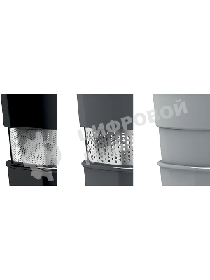 Соковыжималка Bosch MESM731M черный, шнековая вертикальная, 150 Вт, 1000 мл, электронное, реверс