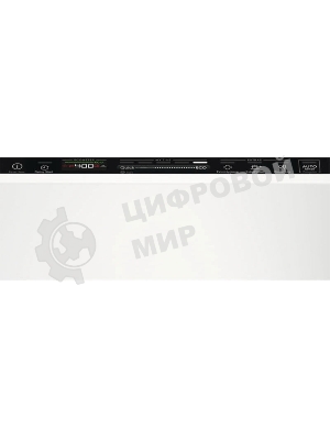 Встраиваемая посудомоечная машина ELECTROLUX EEG63410L/Встраиваемая узкая посудомоечная машина, загрузка на 10 комплектов посуды, сенсорное управление, 8 программ, 44.6x55x82 см, черный, сушка: стандартная (конденсация), индикация на полу: проекция дисплея