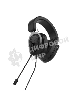 Гарнитура ASUS TUF Gaming H3 чёрный/серый, проводная, mini jack 3.5 мм, регулятор громкости, отключаемый микрофон