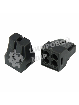 Соединительная клемма с пастой Rexant 4-х проводная до 2,5 мм², (5 шт.)