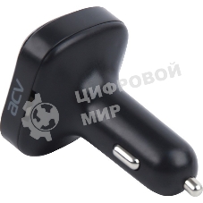 Автомобильный FM-модулятор ACV FMT-121B черный MicroSD BT USB (37575)