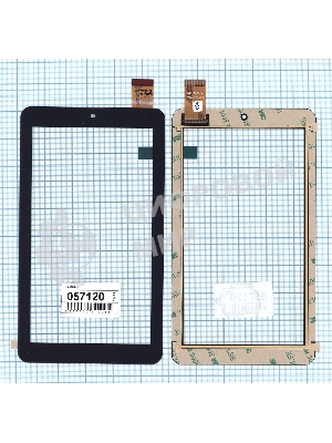 Сенсорное стекло (тачскрин) SG8148-FPC-V1-1, черное