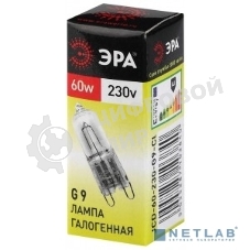 Лампа галогенная ЭРА G9-JCD-60-230V-Cl(100/1000/30000)