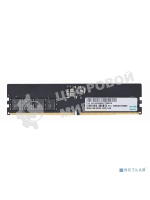 Оперативная память Apacer, DDR5, 16GB (1x16GB), 4800MHz, CL40, DIMM