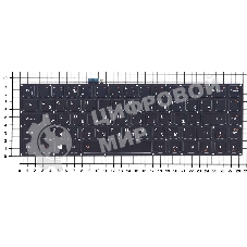 Клавиатура для ноутбука Lenovo Yoga 3 pro 1370, черная с подсветкой