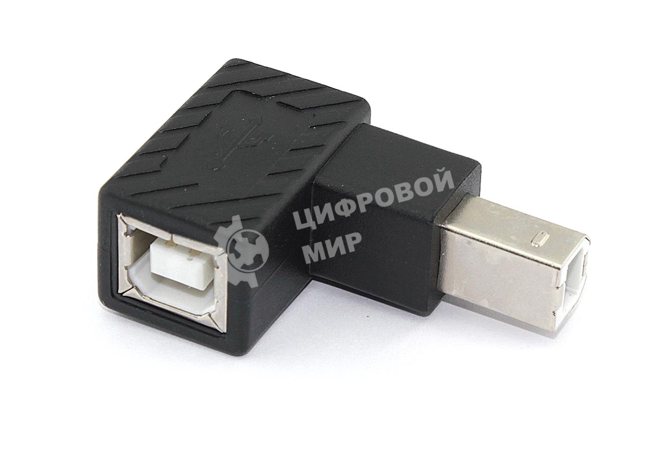 Угловой удлинитель USB Type B с поворотом вправо