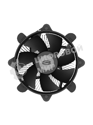 Кулер PcCooler R120-XXNIXX-GL черный 95мм алюминий 2700rpm 27.8db 4-pin 95W 70мм