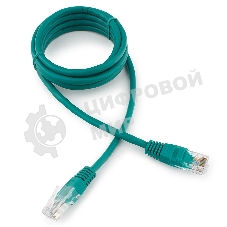 Патч-корд UTP Cablexpert cat.5e, 1.5м, литой, многожильный, зеленый
