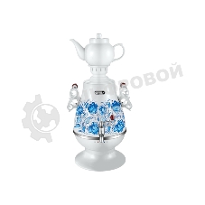 Самовар Centek CT-0091 A (белый+рисунок) 4.0л, 2300 Вт, поддерж.t + LED индикатор