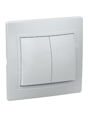 Выключатель IEK EVK20-K01-10-DM ВС10-2-0-КБ 2кл 10А КВАРТА (белый)