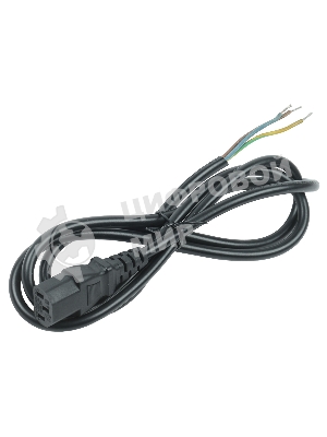 Шнур питания ITK PC-C13N-2M C13 проводник.:3x1.5мм2 2м 230В 10А (упак.:1шт) черный