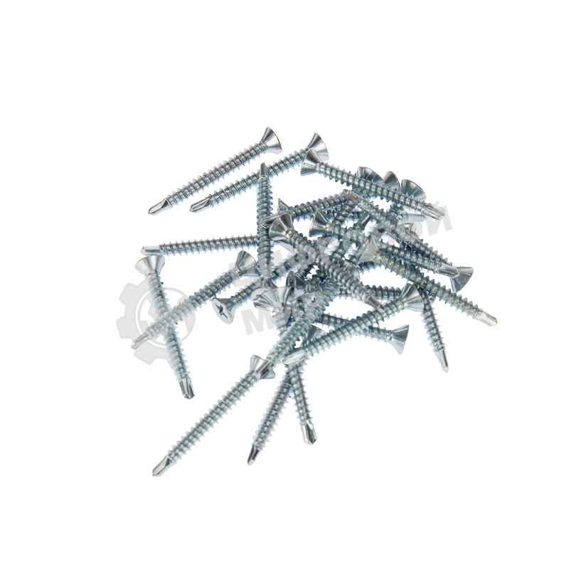 Саморез оконный Kranz сверло, 3.9х32, белый цинк, упаковка поставщика (9 000 шт.)