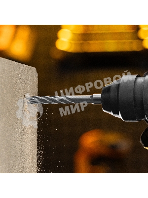Бур по бетону Denzel цельная крестовая пластина, 10x165 мм, SDS PLUS