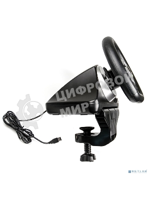 Игровой руль Dialog GW-135VR GranTourismo - эф.вибрации, 2 педали, рычаг ПП, PC USB