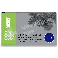 Картридж матричный Cactus CS-IR40 черный/красный (300 000 знаков) для Citizen IR40T/IR50/Citizen CX123/CX120