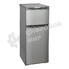 Холодильник Бирюса Б-M122 металлик двухкамерный 115/35л морозилка сверху