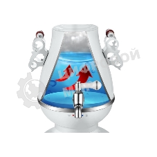 Самовар Centek CT-0091 A (белый+рисунок) 4.0л, 2300 Вт, поддерж.t + LED индикатор