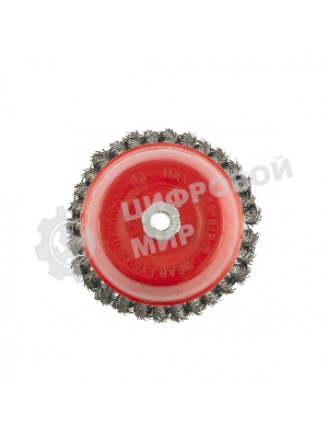 Щетка Matrix для УШМ, 150 мм, М14, Чашка, крученая проволока 0,8 мм