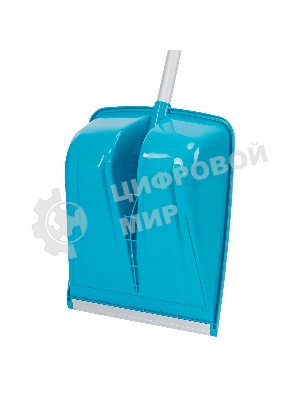 Лопата для уборки снега Palisad LUXE полипропилен, 365х460х1500мм, алюминиевый черенок, ПВХ накладка