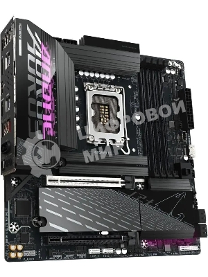 Материнская плата Gigabyte B860M AORUS ELITE WIFI6E, LGA 1851, Intel B860, 4xDDR5, 4xSATA, 3xM.2, 1xPCIe 5.0 x16, 1xPCIe 4.0 x4, 1xHDMI, 1xDP, 1xUSB4 Type-C, 1x 2.5Gb LAN, 4xUSB-A 3.2 Gen 1, 2xUSB-A 3.2 Gen 2, 4xUSB-A 2.0, 7.1, mATX