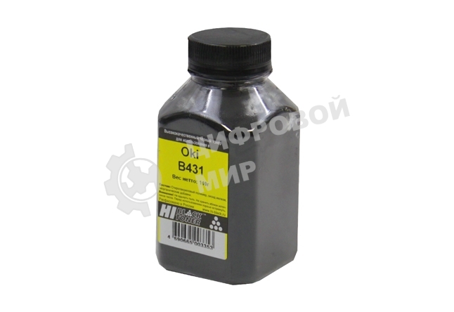Тонер Oki B431 (Hi-Black), 110 г, банка