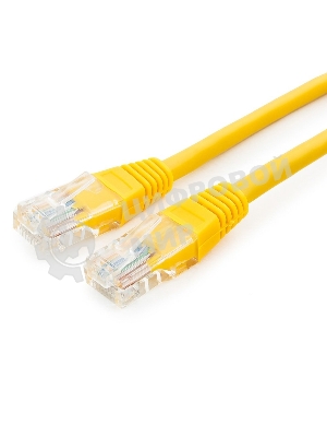 Патч-корд UTP Cablexpert cat.5e, 0.25м, литой, многожильный, желтый
