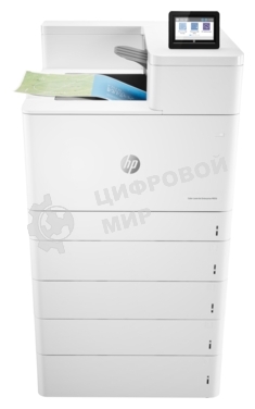 Принтер лазерный HP Color LaserJet Enterprise M856dn (A3, 1200dpi,ImageREt4800, 56(56) ppm, 1,5 Gb, 16Gb EMMC, Duplex, 2trays 550+100, 1y warr, cart. B 16K & CMY 13K pages in box, repl. A2W77A)