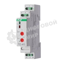Реле времени PO-415 (задержка выкл./управ. контактом 230В 16А 1перекл. IP20 монтаж на DIN-рейке) F&F EA02.001.018