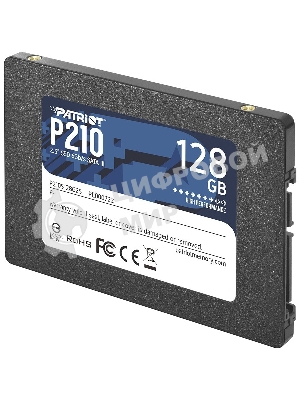 Накопитель SSD Patriot P210, 128Gb, SATA III, 2.5