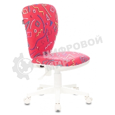 Кресло детское Бюрократ KD-W10 малиновый Sticks 05 крестовина пластик пластик белый