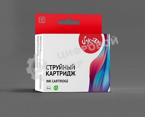 Картридж струйный Sakura LC3619C для Brother, голубой