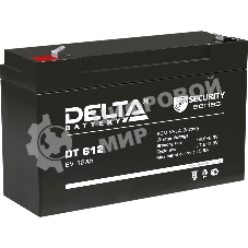 Аккумуляторная батарея Delta series DT, DT 612, voltage 6V, capacity 12Ah (discharge 20 hours)