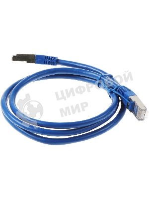 Патч-корд FTP Cablexpert cat.6, 1м, литой, многожильный, черный