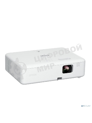 Проектор Epson CO-W01 белый (LCD, 1280×800, 3000Lm, 1,27-1,71:1, 300:1, HDMI, USB-A) (V11HA86040)