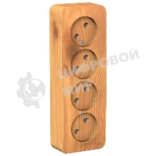 Розетка SCHNEIDER ELECTRIC Blanca4-м оп 16А 250В без шторок без заземл. изол. пласт.