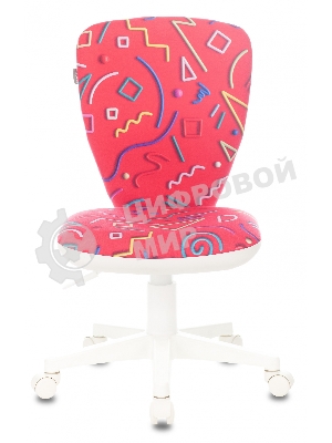 Кресло детское Бюрократ KD-W10 малиновый Sticks 05 крестовина пластик пластик белый