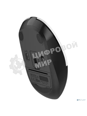 Мышь беспроводная A4Tech Fstyler FB12 белый/черный, 1200 dpi, радиоканал, Bluetooth, USB, кнопки - 3