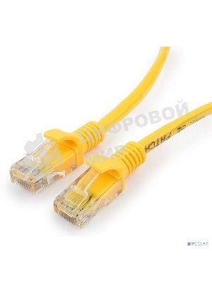 Патч-корд медный UTP Cablexpert PP10-2M/Y cat.5e, 2м, литой, многожильный, желтый