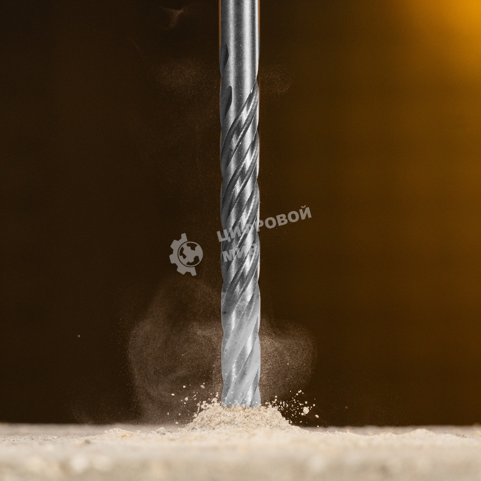 Бур по бетону Denzel цельная крестовая пластина, 10x165 мм, SDS PLUS